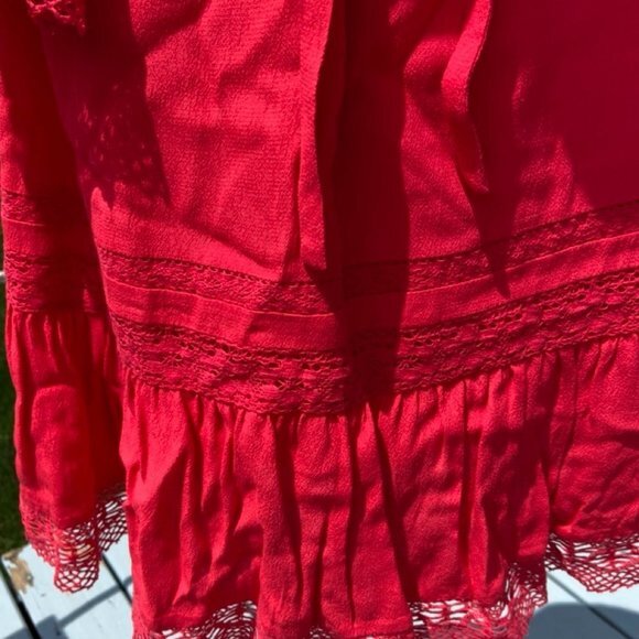 Beautifully braided detail Maje dress in Red Size 3 (Maje) EUC - Picture 3 of 15